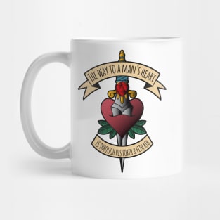 Pen and paper old school tattoo Mug